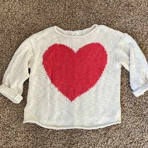 Lou & Grey Heart Sweater
